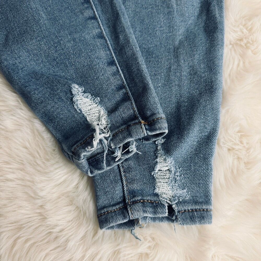 RE Generation Meadow Ankle Jeans Juniors 7/28 Blue Distressed Measures 29 x 25 - Picture 5 of 7
